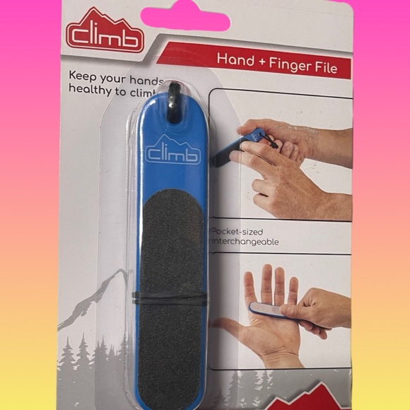 Climb Hand & Finger File, Blue, to condition your hands for climbing - Picture 5 of 5